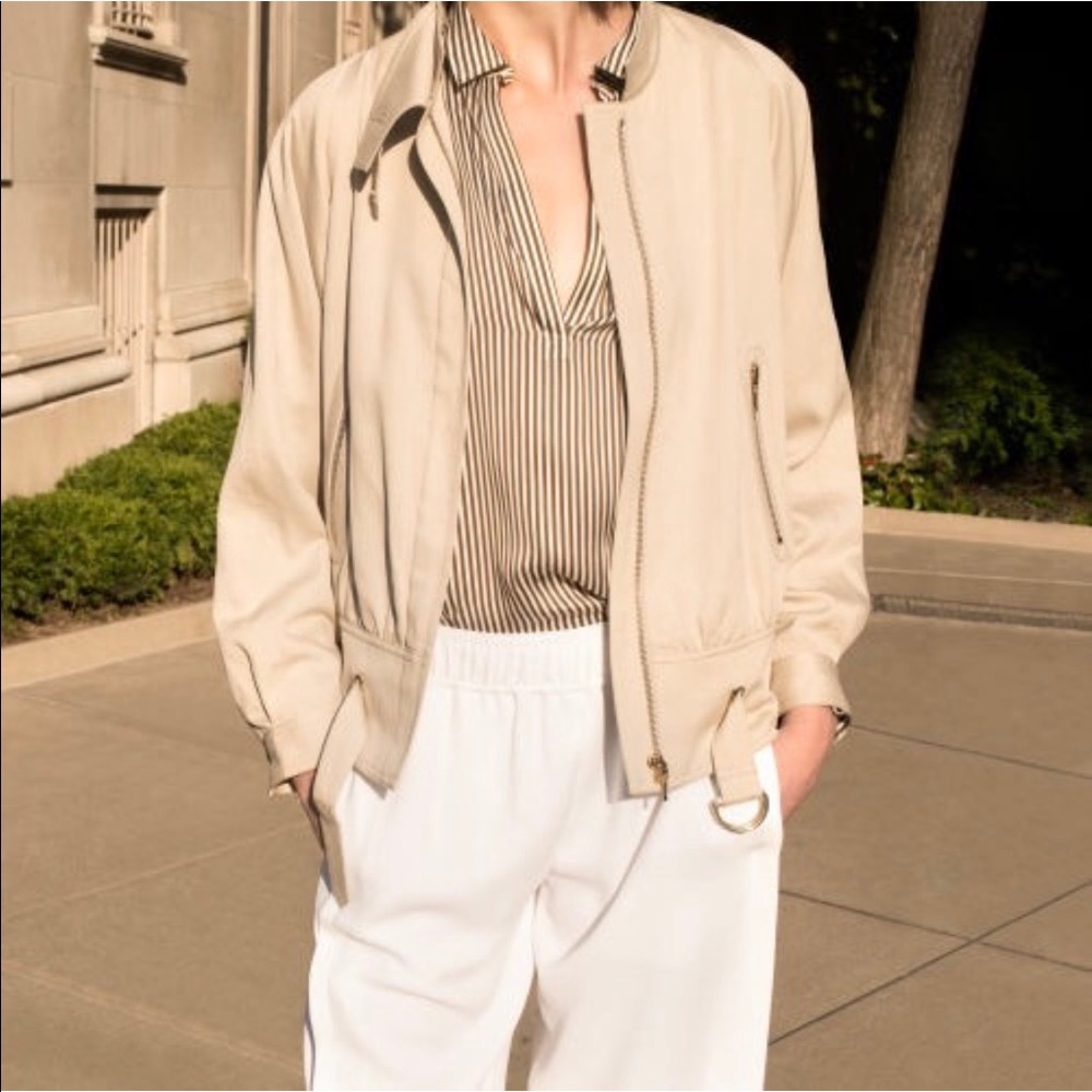 Club Monaco Silk Jacket